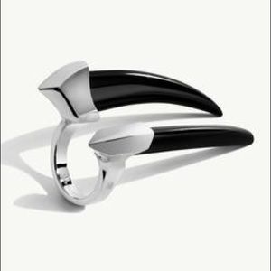 Diaboli Kill Damian Onyx and Silver ring sz7